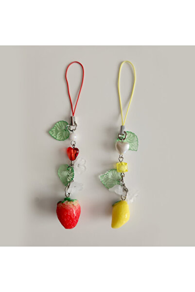Güneş Kırtasiye Çilek ve Limon Charm Süs 2 Adet