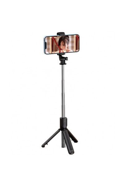 Stef's Cat Selfie Stick Bluetooth XO Design SS09, Universal, Negru,