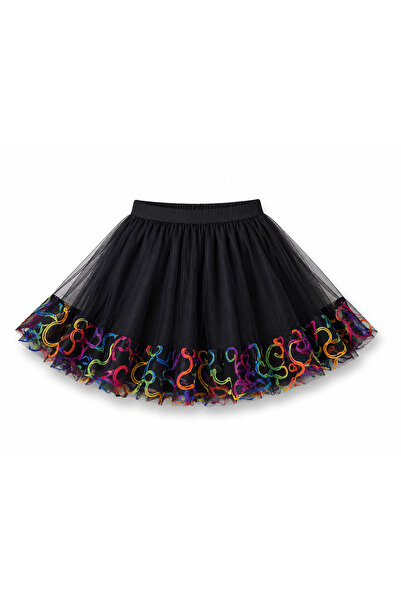 HER ŞEY NOTA www.herseynota.com Κοριτσίστικη φούστα από τούλι σε μαύρο χρώμα ...