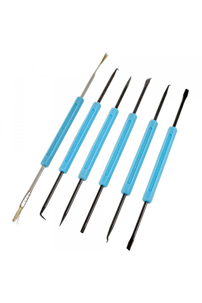 Stef's Cat OEM SA-10 Εργαλείο Καθαρισμού Κολλητηριών, 6 σε 1,