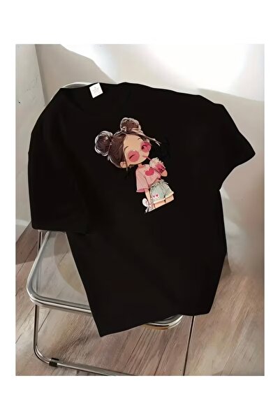 ZİYMO Μπλουζάκι Unisex με σχέδιο Anime Girl