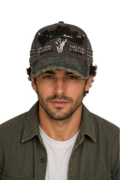 HatClub Exclusive Vintage Vintage Men's Hat Black Rebel Embroidered Street St...