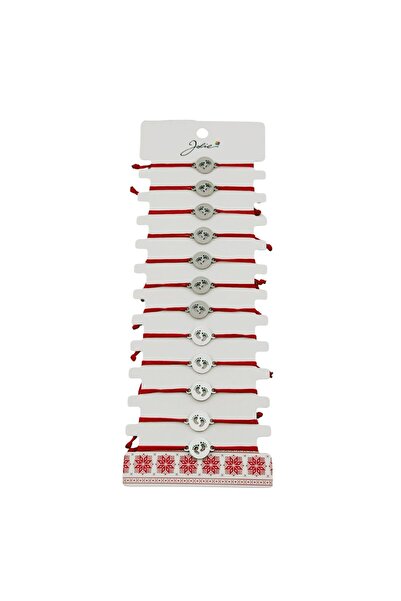 Vader Bratara Martisor pentru Dama, Jolie, Model Talpi in Cerc, Set 12 bucati...