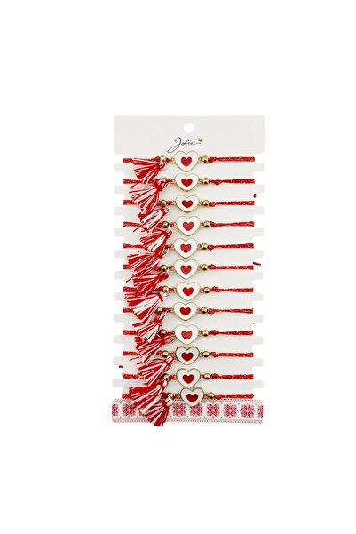 OEM Martisor traditional Bratara bijuterie cu Ciucure pentru doamne, Rosu apr...