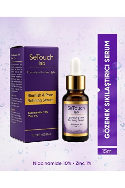 SeTouch Lab Gözenek Sıkılaştırıcı, Akne ve İz Karşıtı, Sebum Dengeleyici Seru...