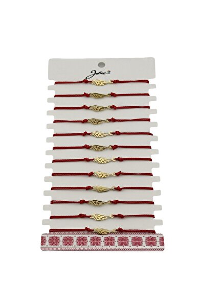 OEM Bratara eleganta Martisor traditional pentru doamne, Model Aripa, Snur te...