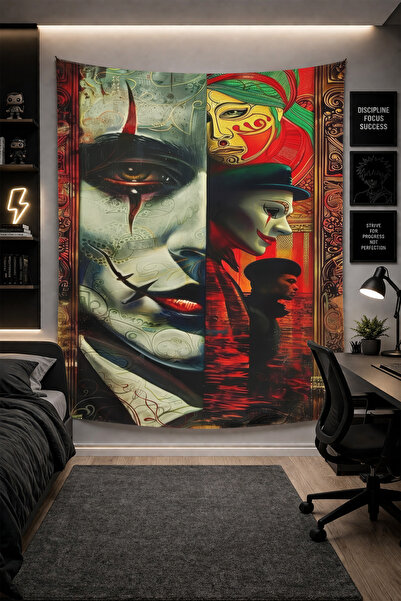 THEMODERNHANE Ύφασμα με μοντέρνο σχέδιο για τοίχο Αισθητική διακόσμηση κρεβατ...