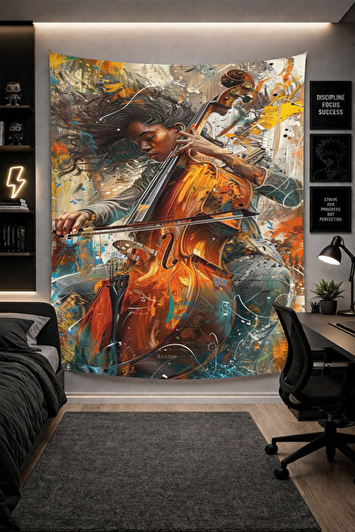 THEMODERNHANE Ύφασμα με μοντέρνο σχέδιο για τοίχο Αισθητική διακόσμηση κρεβατ...