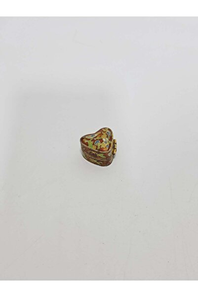 Hasyılmaz Antika Cloisonne Minyatür Kutu 2,7x2,5cm 094