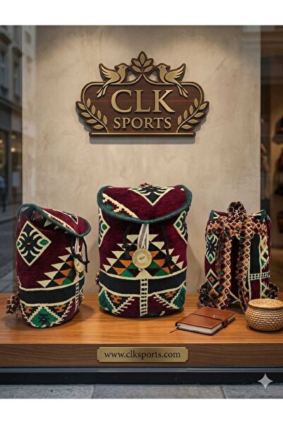 CLK SPORTS Anatolian Carpet Hand Made Design Backpack - Saddlebag