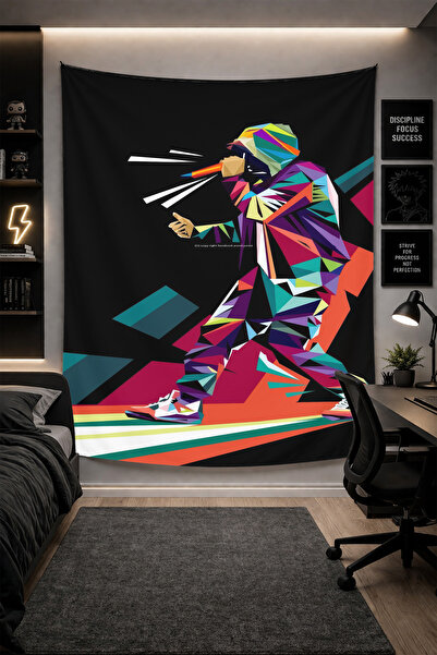 THEMODERNHANE Ύφασμα με μοντέρνο σχέδιο για τοίχο Αισθητική διακόσμηση κρεβατ...