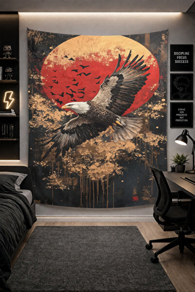 THEMODERNHANE Ύφασμα με μοντέρνο σχέδιο για τοίχο Αισθητική διακόσμηση κρεβατ...