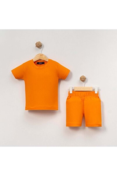 jijek baby kids Unisex Baby 100% Cotton Summer Basic T-Shirt Shorts Set - Jij...