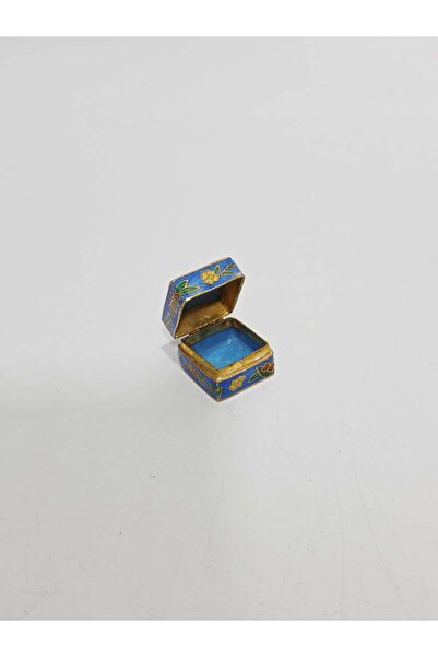 Hasyılmaz Antika Cloisonne Minyatür Kutu 2,2x1,9cm 110