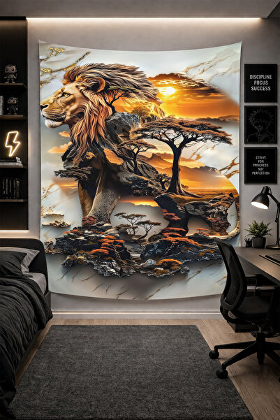 THEMODERNHANE Ύφασμα με μοντέρνο σχέδιο για τοίχο Αισθητική διακόσμηση κρεβατ...