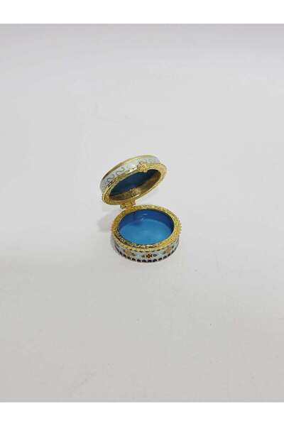 Hasyılmaz Antika Cloisonne Minyatür Kutu 4,5x2,5cm 081