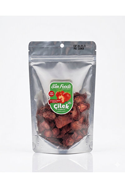sim foods Kurutulmuş Çilek-50 gr