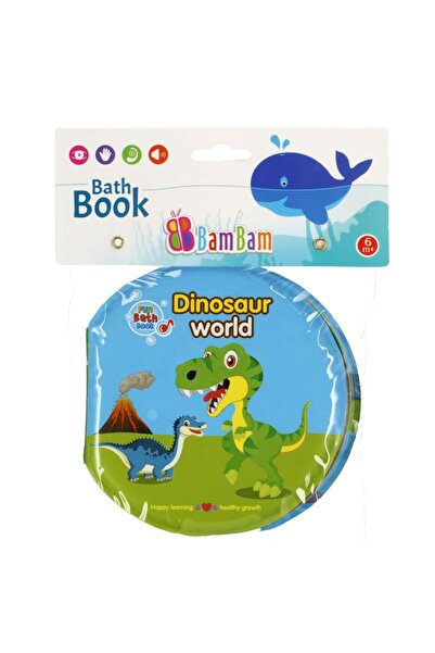 Bambam Jucarie bebelusi BamBam, Carticica de baie, Lumea Dinozaurilor