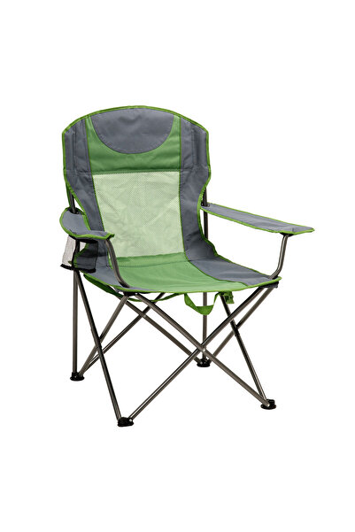 Sunny Feel Αναδιπλούμενη Καρέκλα Κάμπινγκ XL Βαρέως Τύπου με Διαπνέον Πλέγμα ...