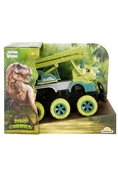 Crazoo Vehicul dinozaur, Crazoo, Dino Carrier, 17 cm