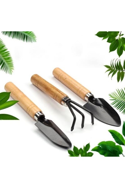 shop Mini Ahşap Hobi Bahçe Seti 3 Adet