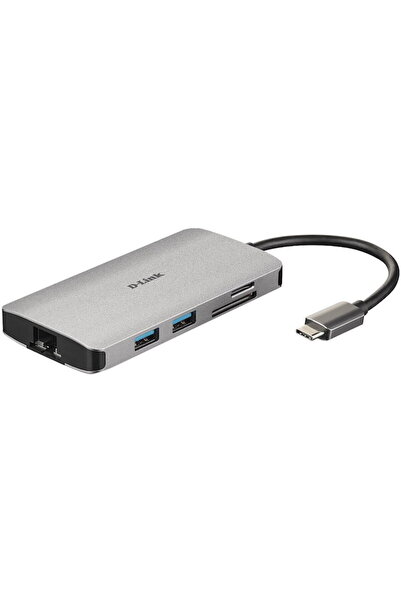 D-Link Hub USB 8‑in‑1 DUB‑M810 USB Tip C