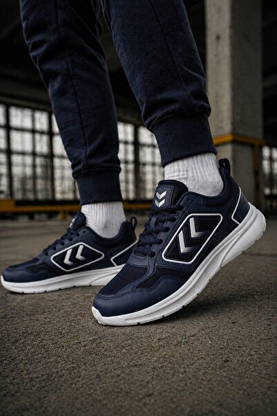 hummel Μπλε Navy Rush II Unisex Sneaker 900895-7459 Άνετο για Βήματα