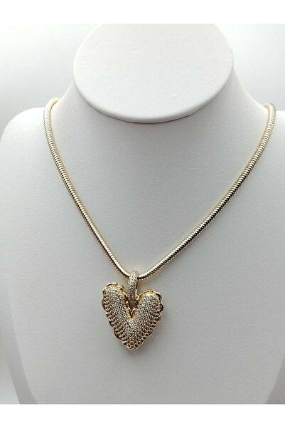 OEM Λαντισόρ  "Μεγάλη καρδιά " 50 εκ. επιχρυσωμένο με χρυσό 14Κ