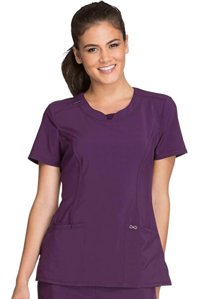 Cherokee UNIFORMS Γυναικεία Αντιμικροβιακή Ιατρική Ρόμπα Μωβ L