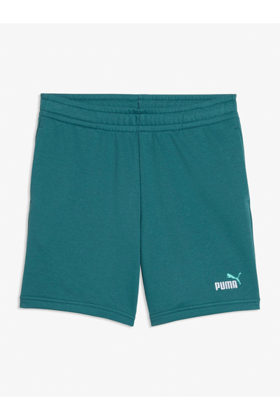 Puma Green Essential No.2 Logo Shorts