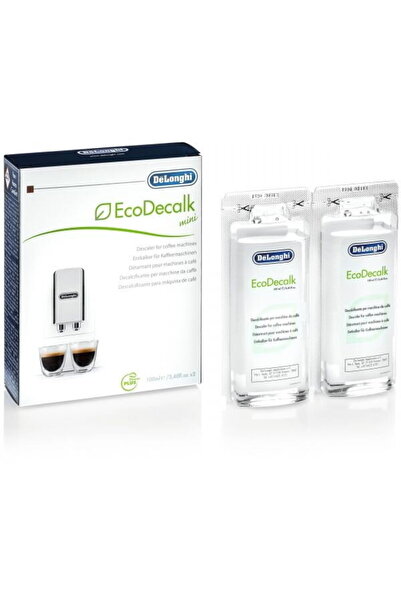 DELONGHİ Decalcifiant EcoDecalk Mini DLSC200, Capacitate 2x100ml, Pentru 2 ci...