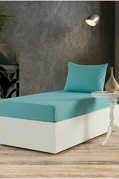 aytunç Lisa Elastic Fitted Green Color Single Padded Sheet Set