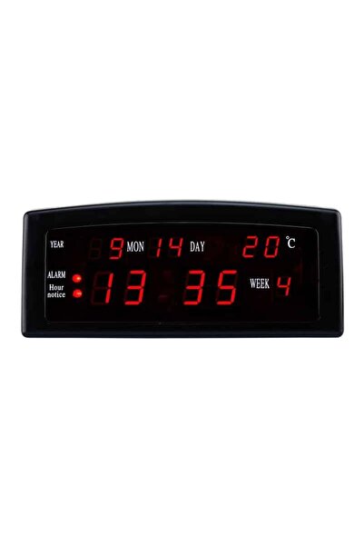 OEM επιτραπέζιο ρολόι με κόκκινη οθόνη LED, ημερολόγιο, ξυπνητήρι, μορφή AM/P...