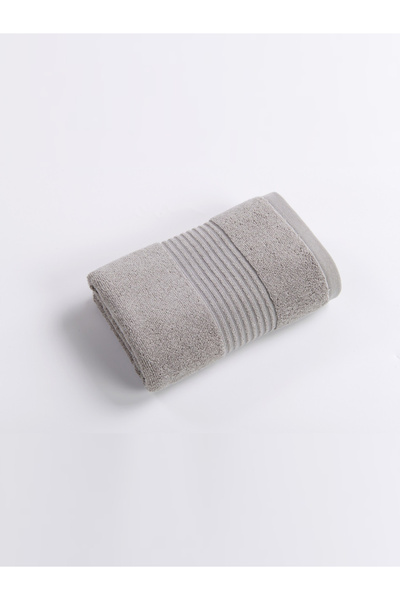 Cannon Dobby Border Bath Towel 580Gsm 70X140Cm 100% Cotton Puritan Gray