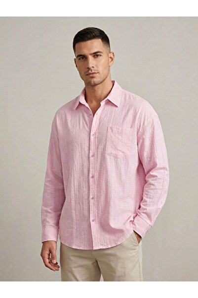 sunfyre Men's Linen Single Pocket Shirt