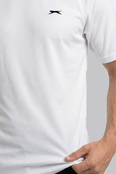 Slazenger 4027 Men's Crew Neck Regular Fit T-Shirt - Breathable Lightweight Fabric