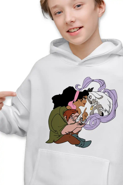 OEM Παιδικό Φούτερ για Αγόρια Ο Καμπούρος της Παναγίας Κουασιμόντο Εσμεράλντα...