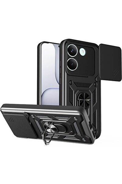 Orso Θήκη Combo Kickstand Slide Camera Black Poco X8 Pro