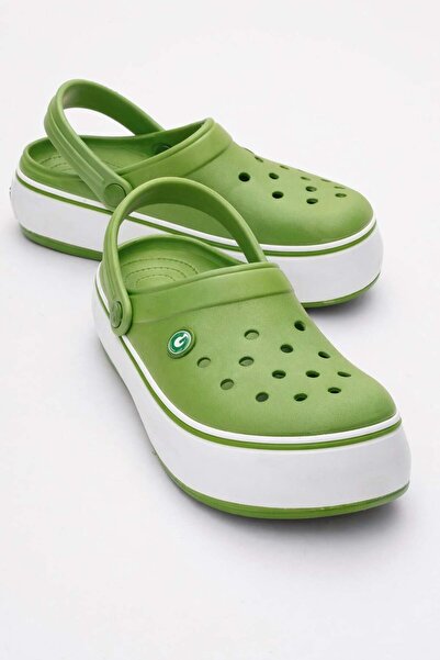 CCWAY AYAKKABI Γυναικείες Παντόφλες Sabo ΠΡΑΣΙΝΕΣ