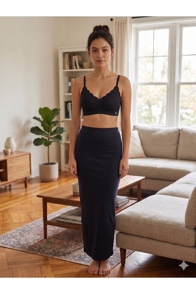 Kaia Laser Cut Bandeau and Wavy Edge Seamless Bra