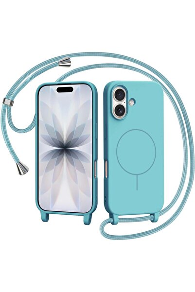 Orso Θήκη Μαλακή με Κορδόνι Magsafe Αλάσκα Μπλε iPhone 17