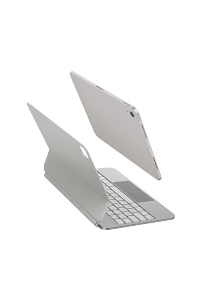 Apple iPad Pro 11 (2024) Venno Pro Manyetik Klavyeli Tablet Kılıfı - Siyah