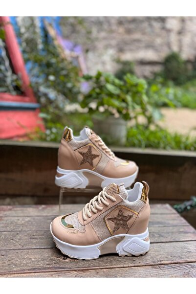 Shero shoes KADIN STAR IŞILTILI GİZLİ DOLGU SPOR AYAKKABI