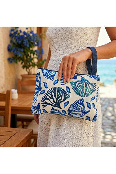 MilaLila Boncuk İşlemeli Clutch