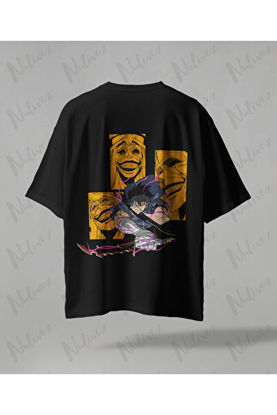 Nulivez Solo Leveling Anime Printed Oversize Unisex T-Shirt Japanese Anime St...