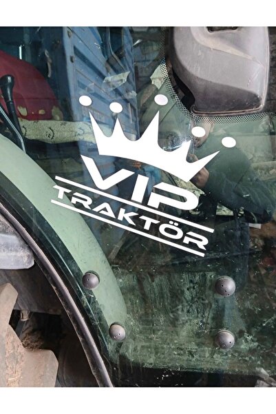 İŞCAN MOTOR VIP TRAKTÖR STİCKER 30cm BEYAZ