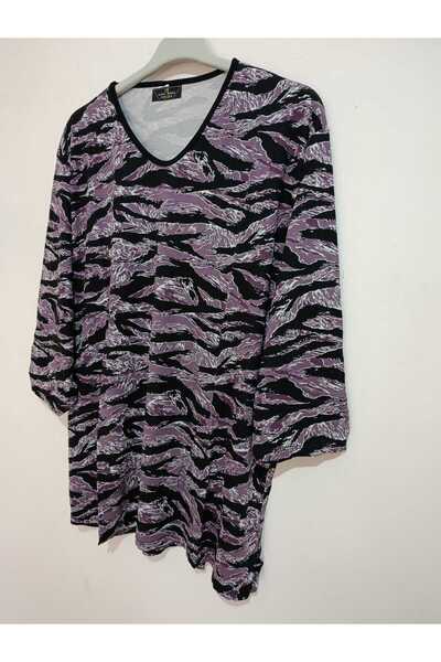 anne moda ankara Ολόσωμη καλοκαιρινή μπλούζα με μανίκια Capri 95% Viscose Ant...