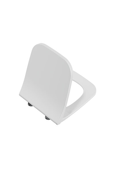 VitrA Universal 212-003R009 Slim Soft Klozet Kapağı, Yavaş Kapanır, Beyaz