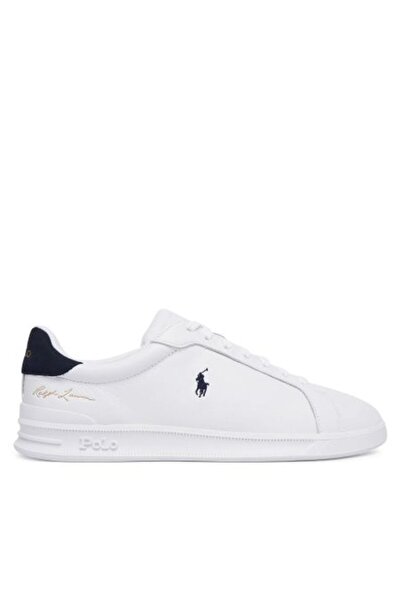 Polo Ralph Lauren BEYAZ ERKEK DERİ SNEAKER HRT CRT II