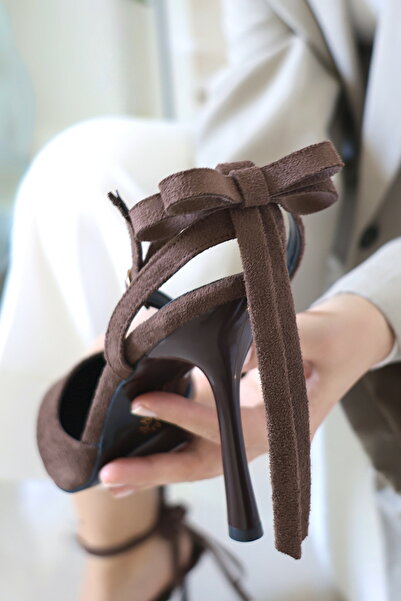 POLKA STORE Γυναικεία παπούτσια με μυτερή μύτη, λεπτομέρεια φιόγκου στο πίσω ...